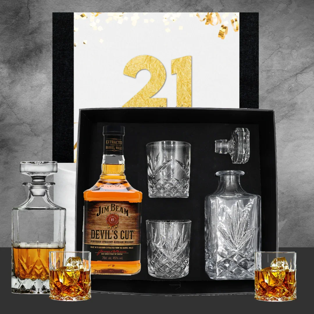 Happy 21st Devil's Love Decanter Hamper - Image 3