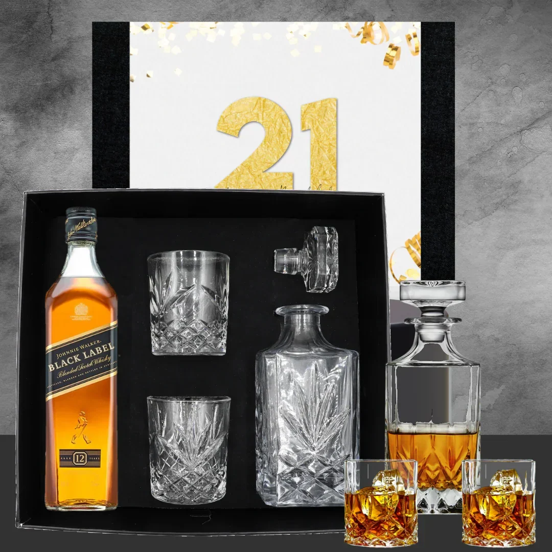 Happy 21st Whisky Deluxe with Johnnie Walker Black - Image 2