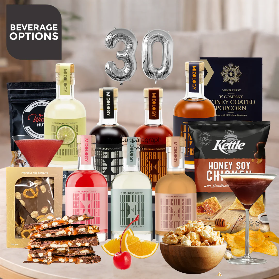 Happy 30th Cocktail Choice Hamper