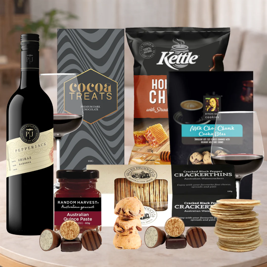 Happy 60th Chocolate, Crackers & Red - Image 2