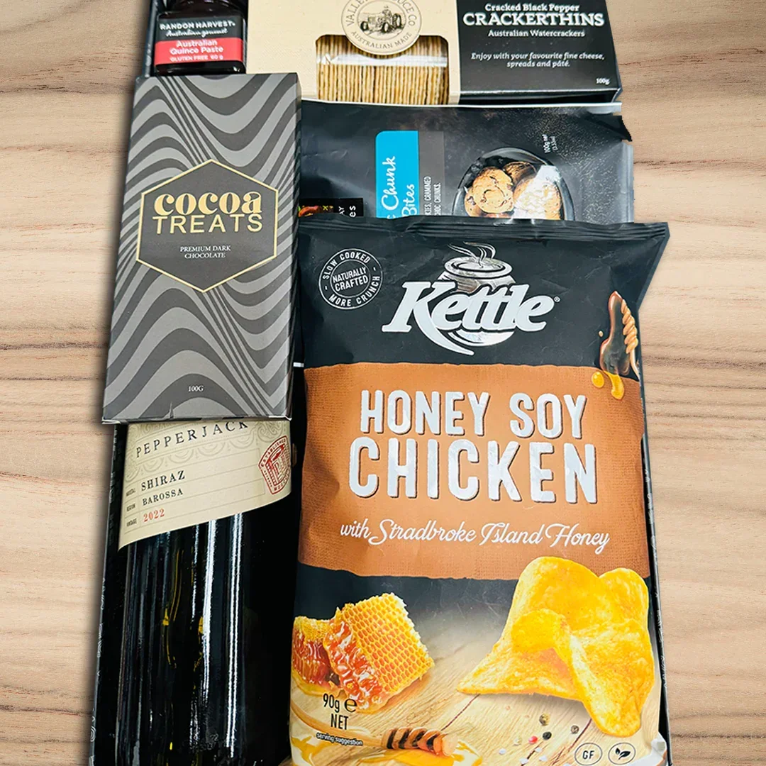 Happy 60th Chocolate, Crackers & Red - Image 4
