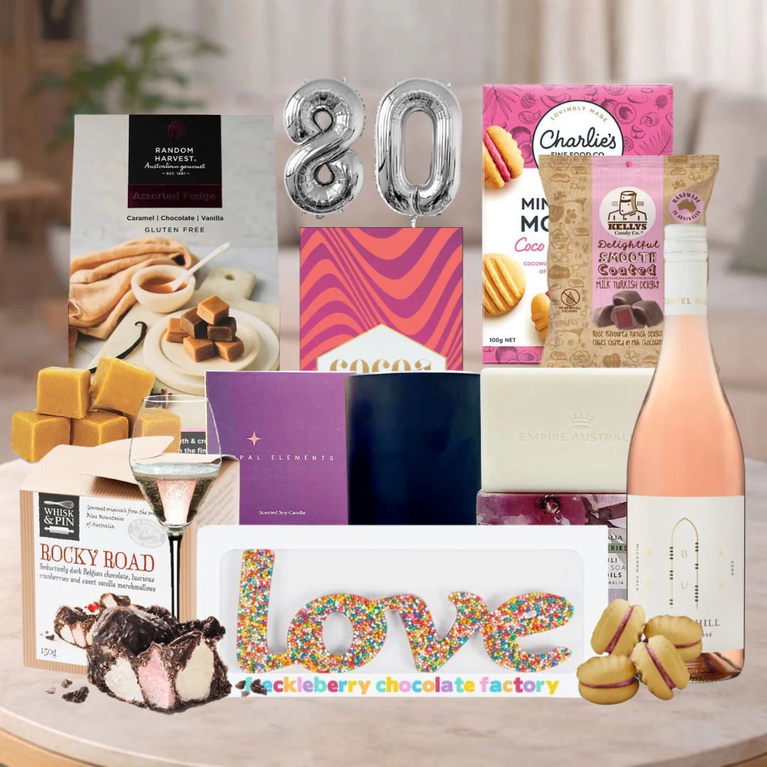 Happy 80th Relax with Rose Hamper