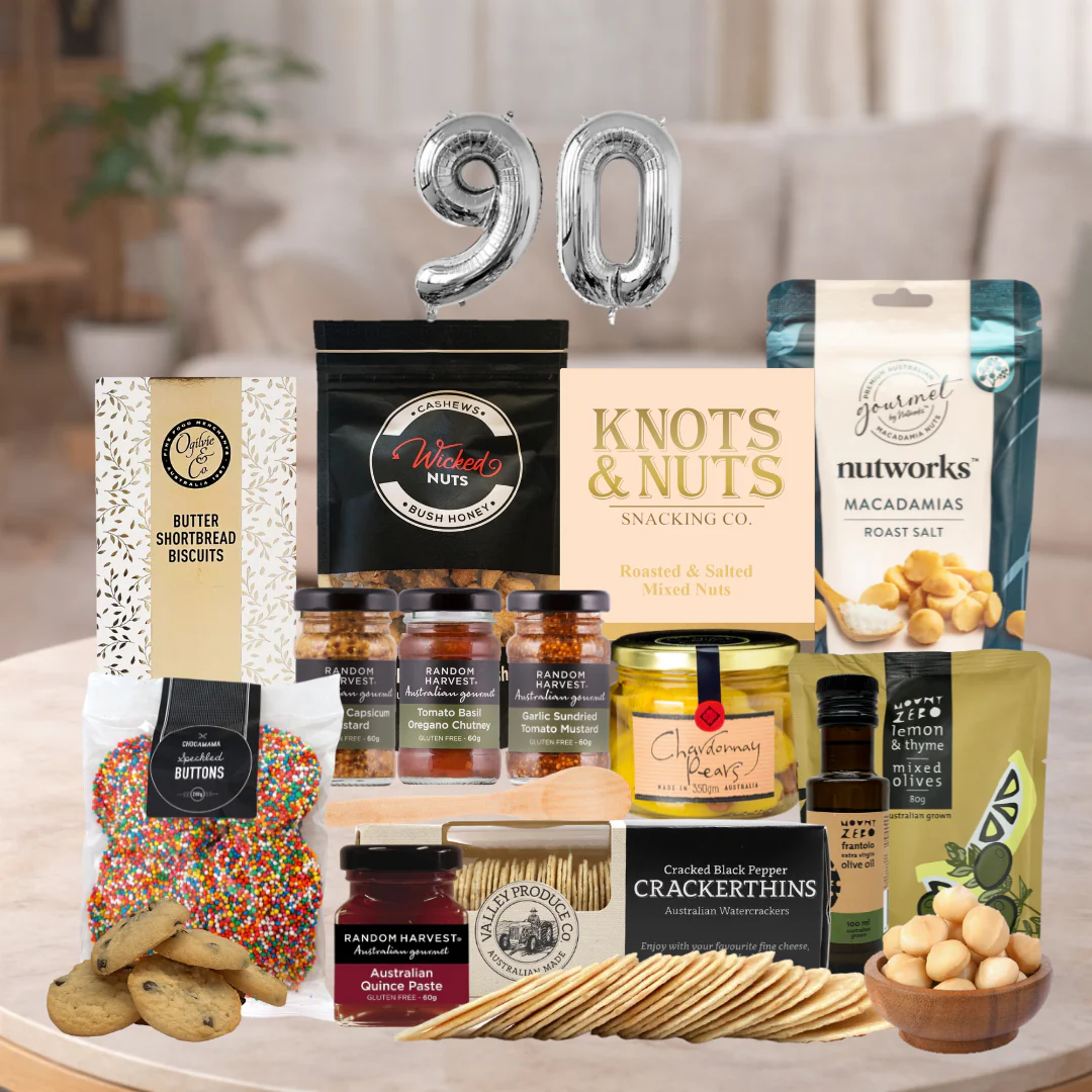 Happy 90th Australian Gourmet Foodie Hamper