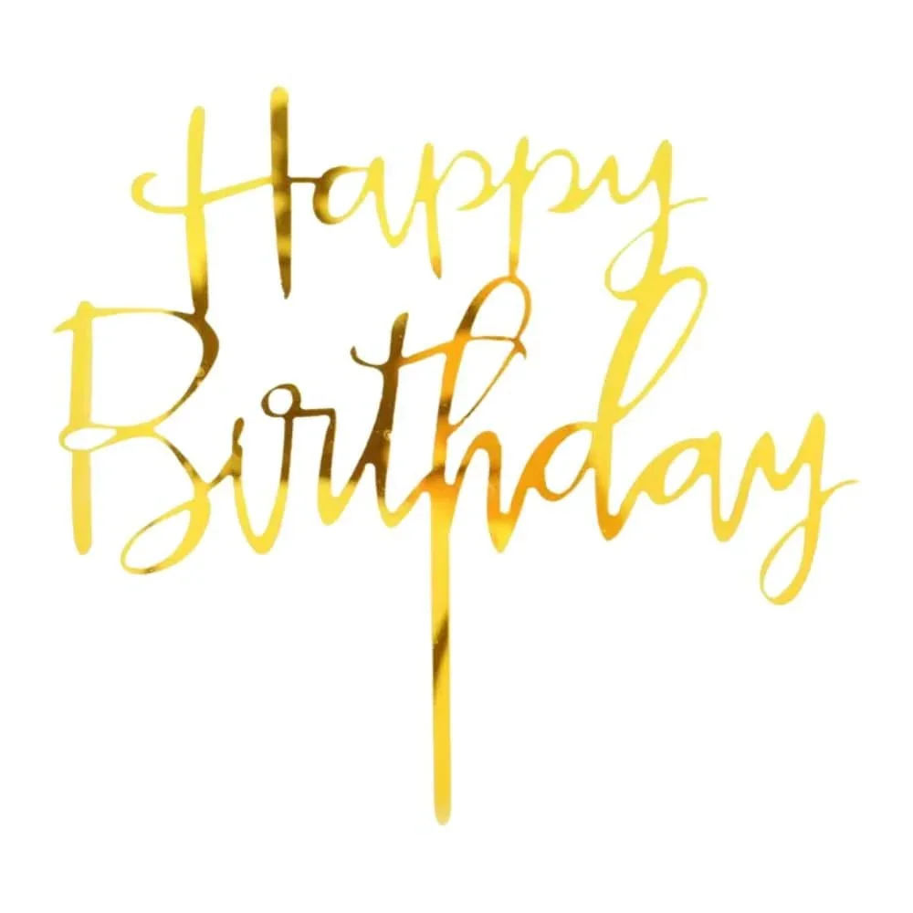 Happy Birthday Bouquet Topper