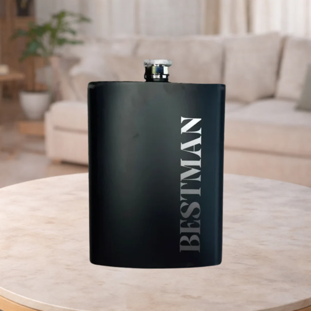 Hip Flask Bestman Stainless Steel 200ml