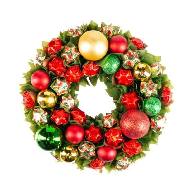 Holly & Ivy Christmas Wreath
