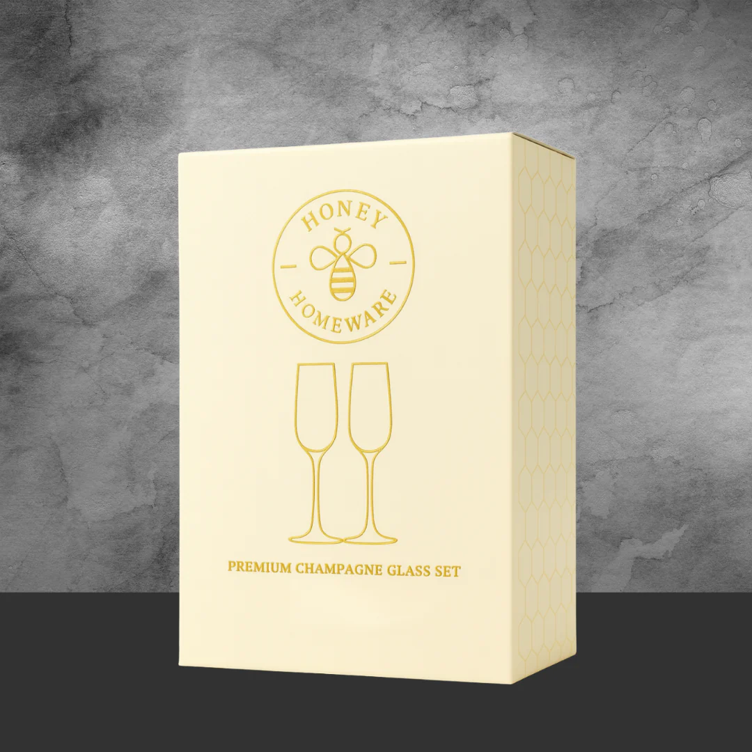 Honey Homeware Champagne Flute Set - Image 2