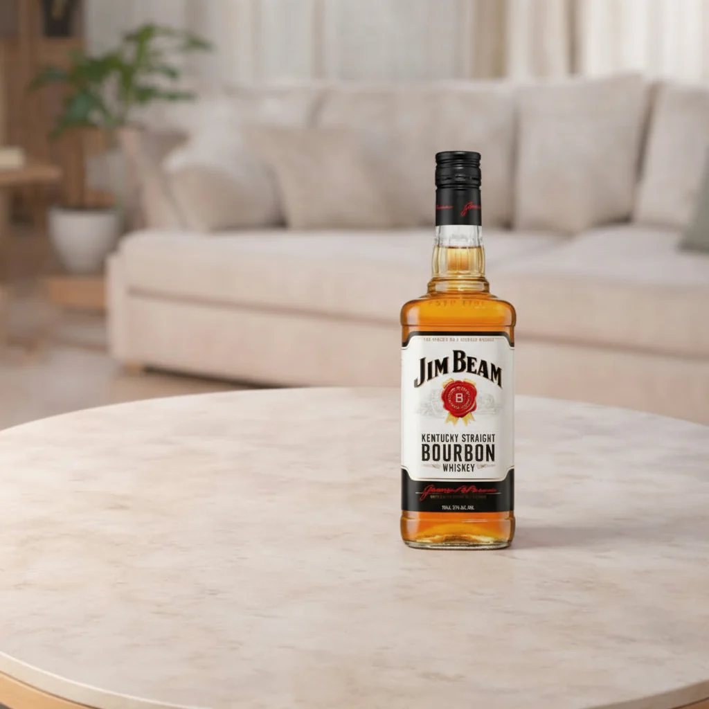 Jim Beam White Label Kentucky Straight Bourbon Whiskey 700ml