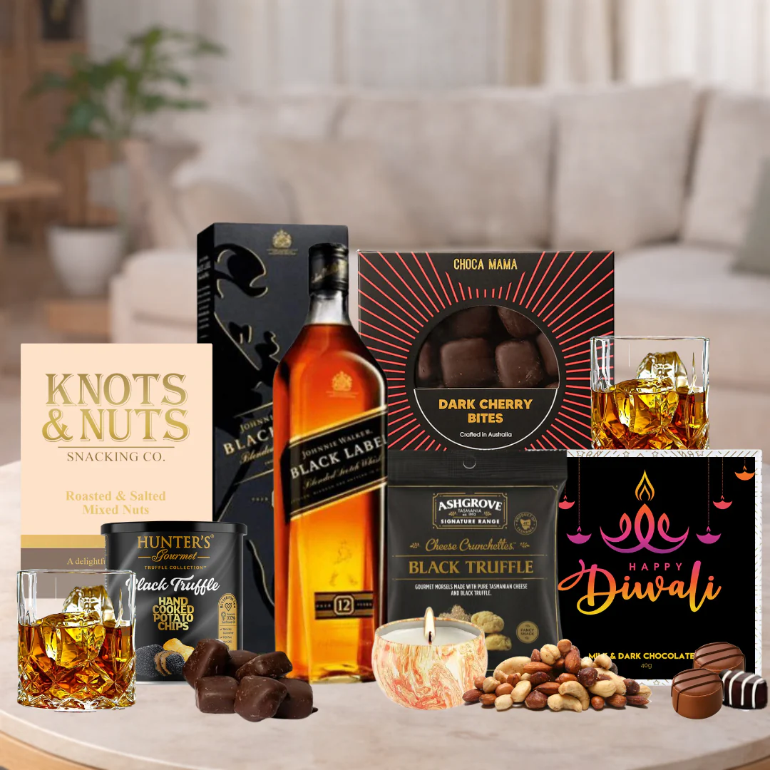 Johnnie Black Whisky Diwali Hamper