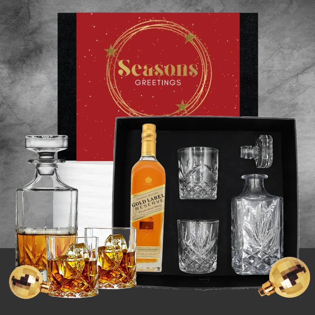Johnnie Walker Gold Decanter Christmas Hamper