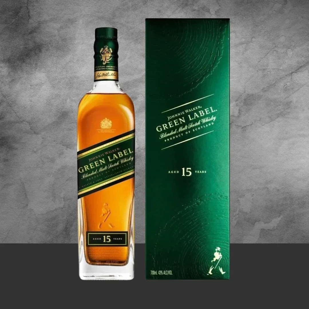 Johnnie Walker Green Label Blended Scotch Whisky 700ml - Image 2