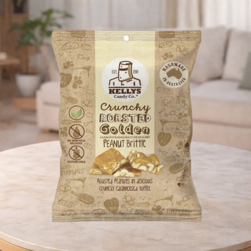 Kelly’s Candy Co Choc Coated Peanut Brittle 80g