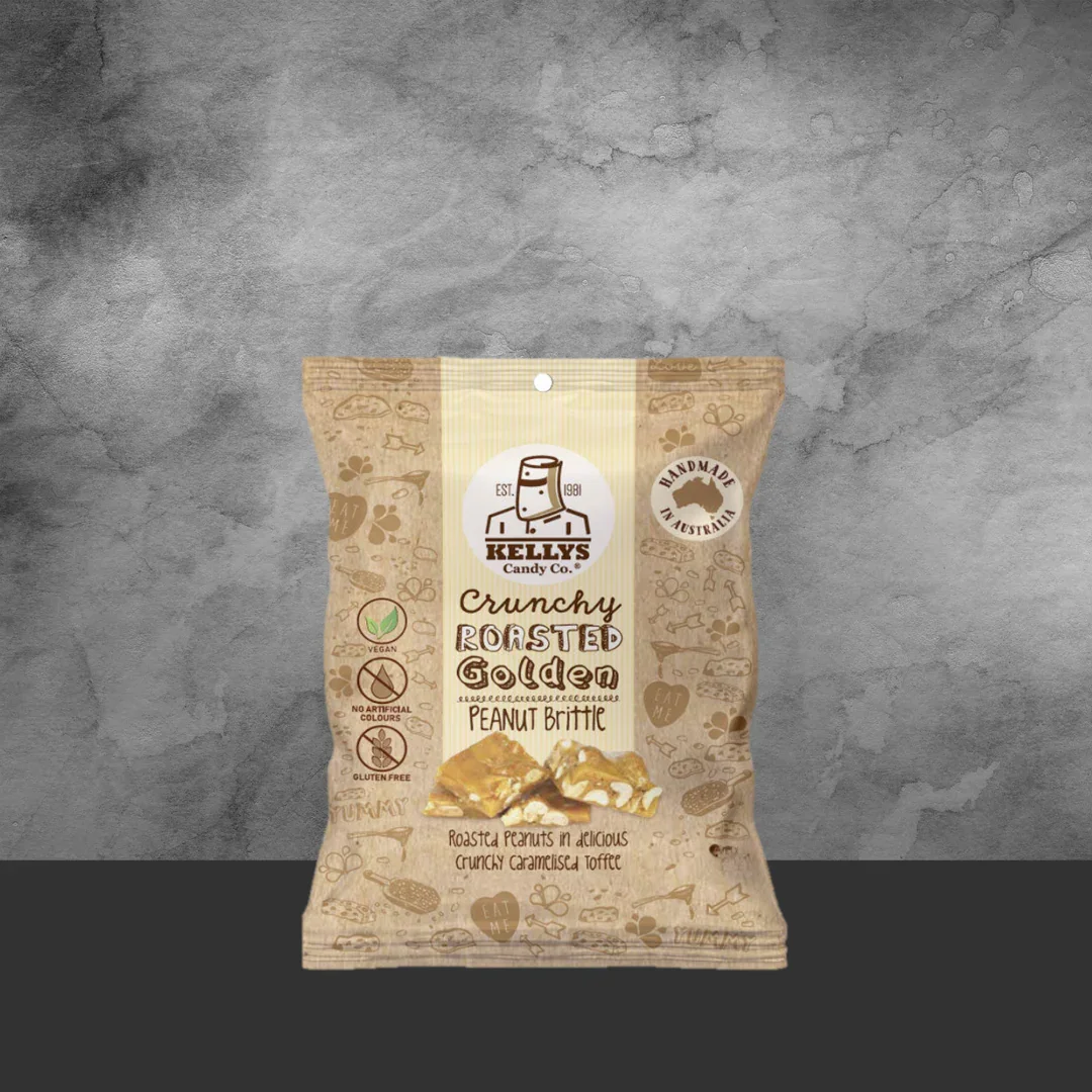 Kelly’s Candy Co Choc Coated Peanut Brittle 80g - Image 2