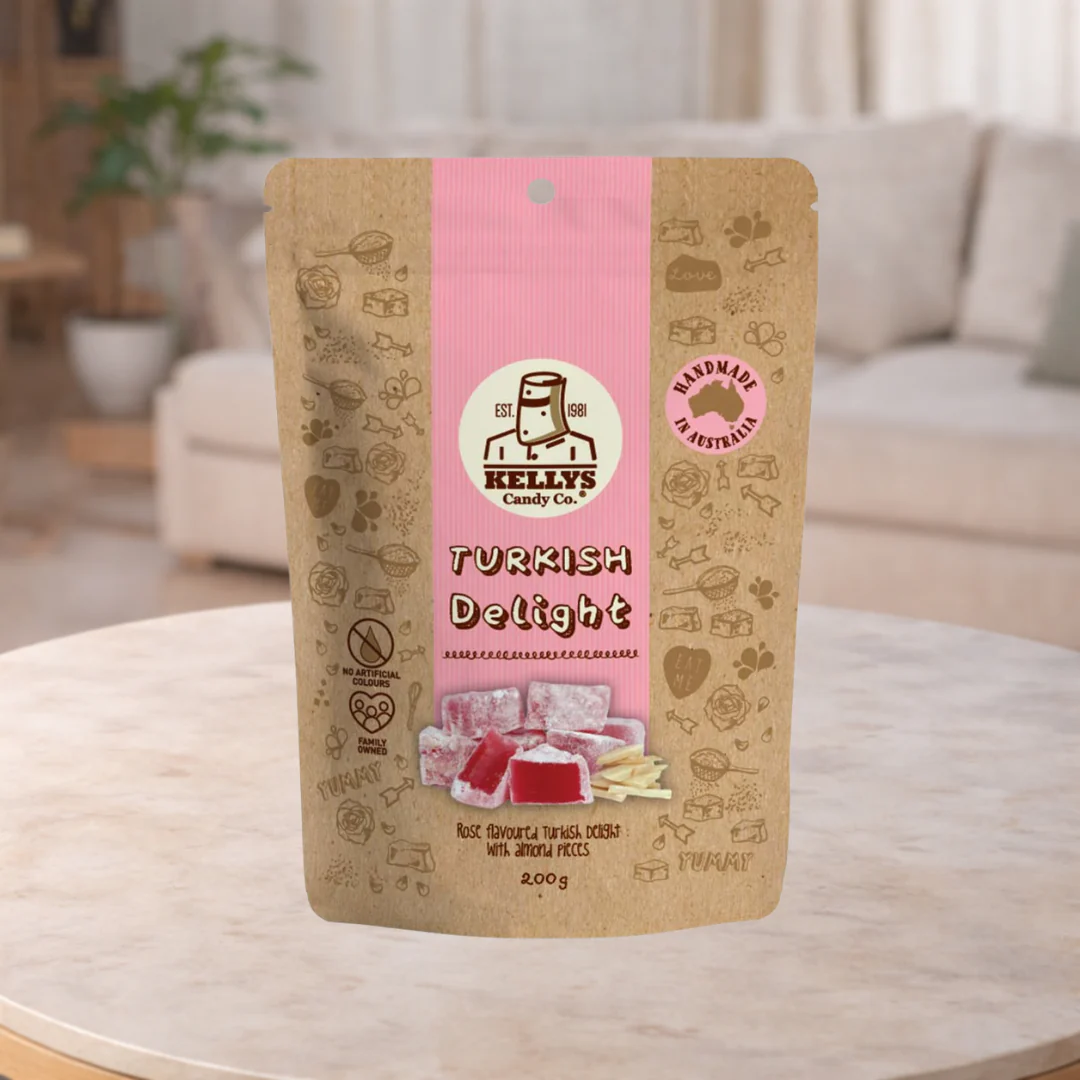 Kelly's Candy Co Dusted Turkish Delight 240g