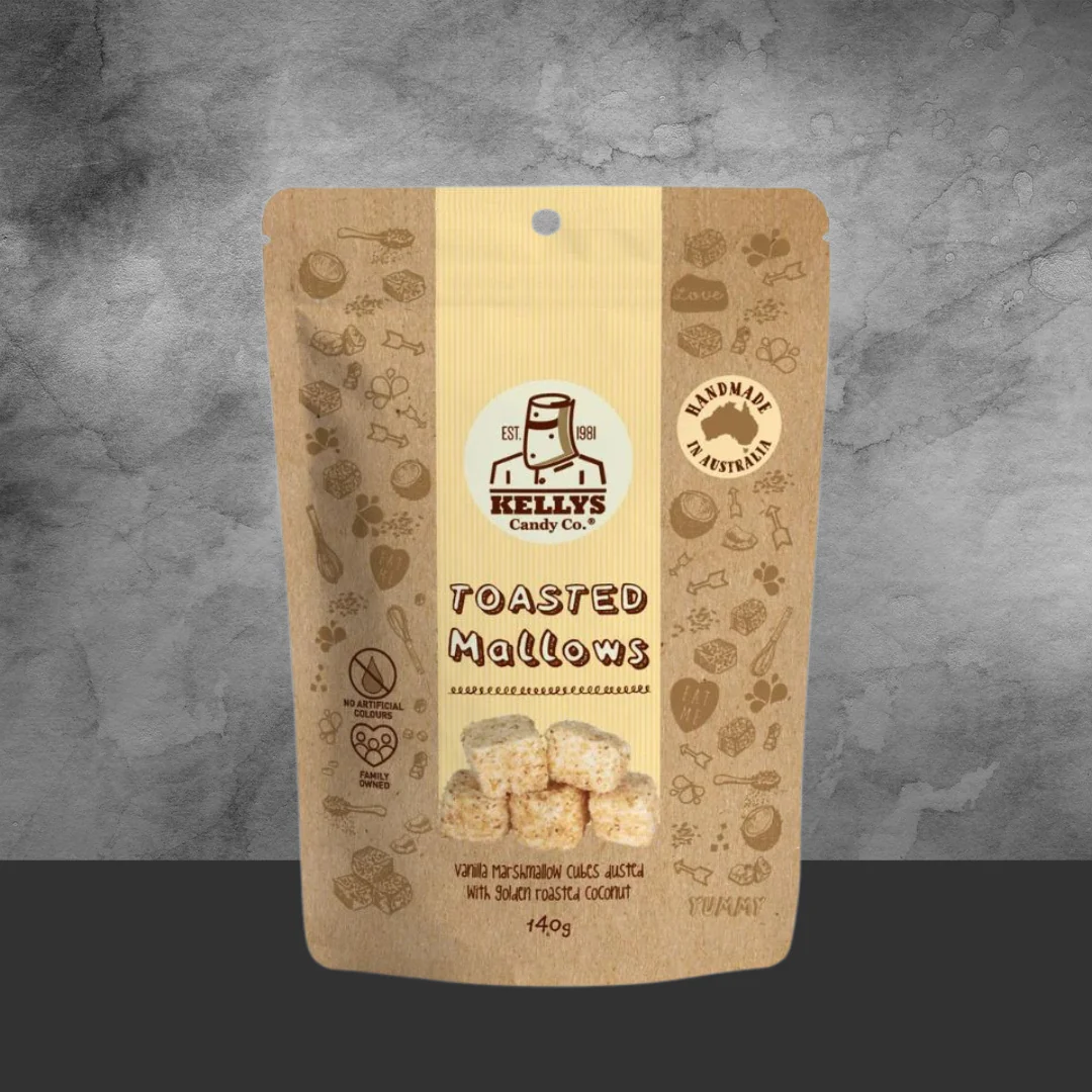 Kelly's Candy Co Roasted Coconut Mallows 140g - Image 2