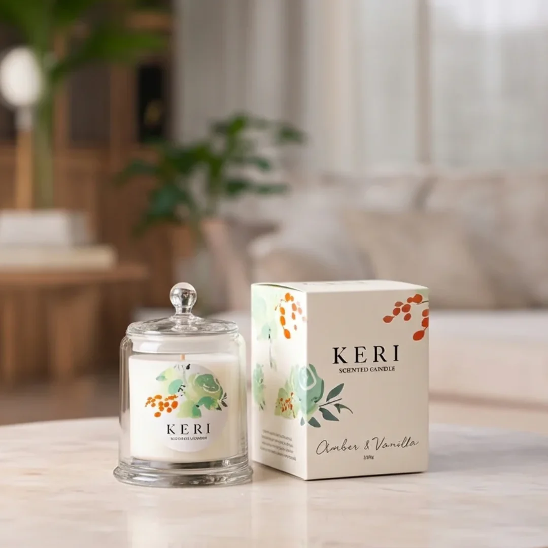 Keri Soy Candle Cloche
