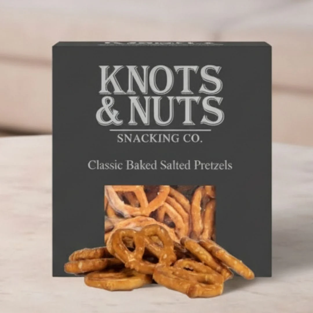 Knots & Nuts Classic Baked Pretzels 100g