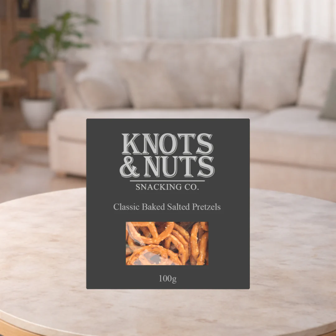 Knots & Nuts Classic Baked Pretzels 100g - Image 2