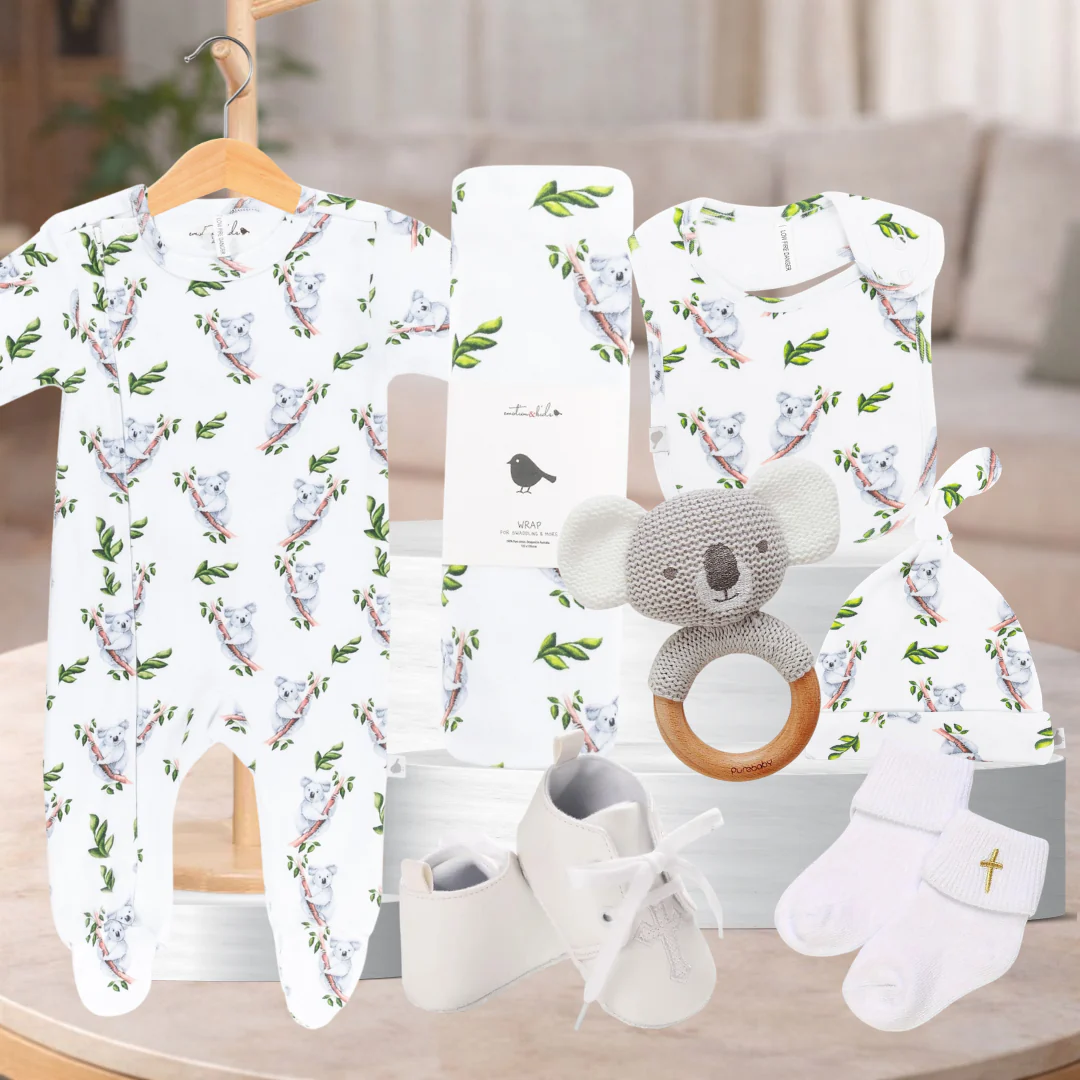 Koala Organic Christening Baby Hamper
