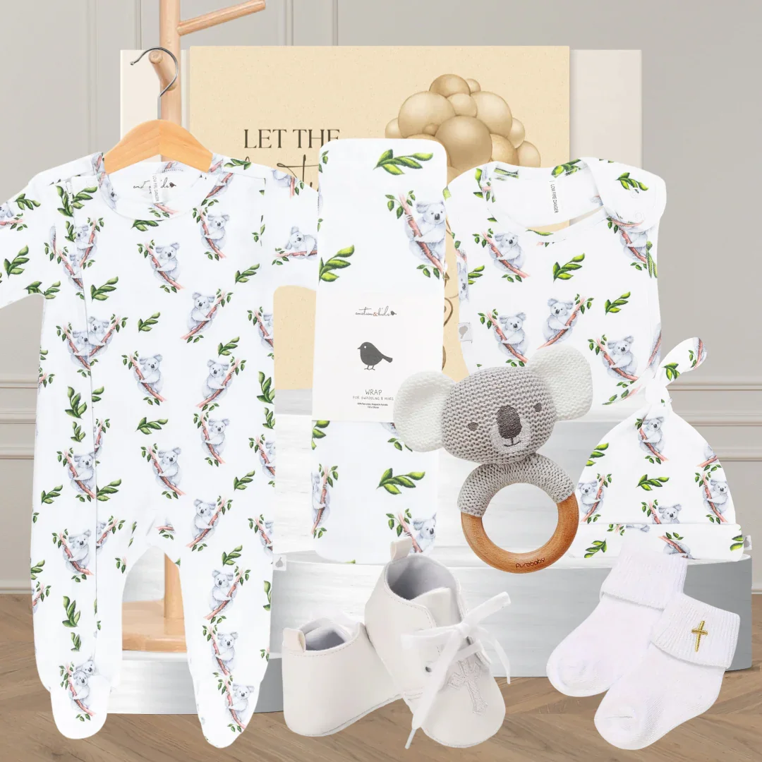 Koala Organic Christening Baby Hamper - Image 2