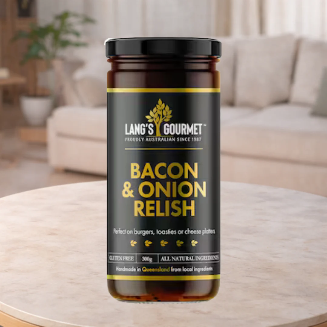 Lang's Gourmet Bacon And Onion Relish 300g