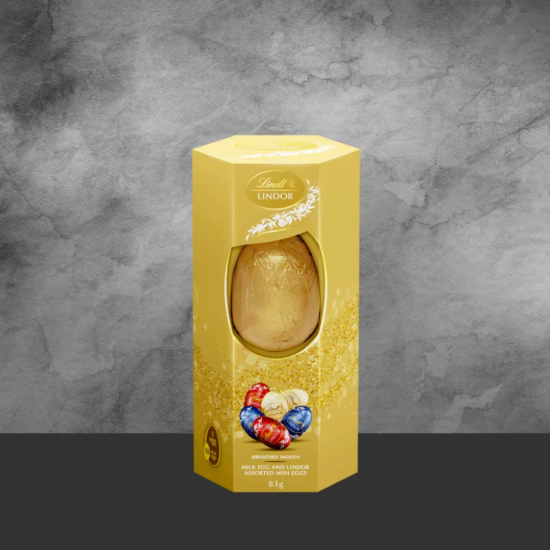 Lindt Assorted Mini Eggs & Milk Egg Gift Box 83g