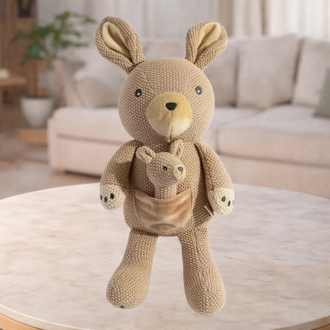 Living Textiles Kylie The Kangaroo Knitted Toy