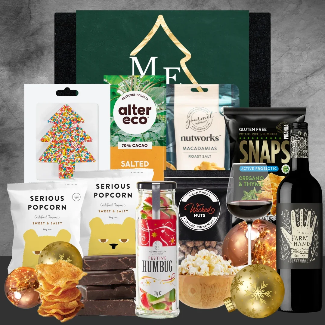Luxury Vegan Wine Christmas Hamper - Image 2