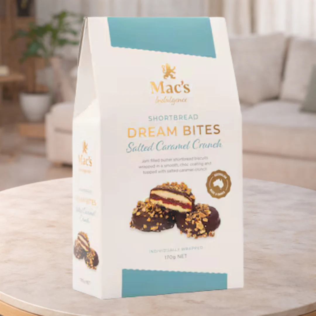 Mac's Shortbread Dream Bites Salted Caramel Crunch 170g