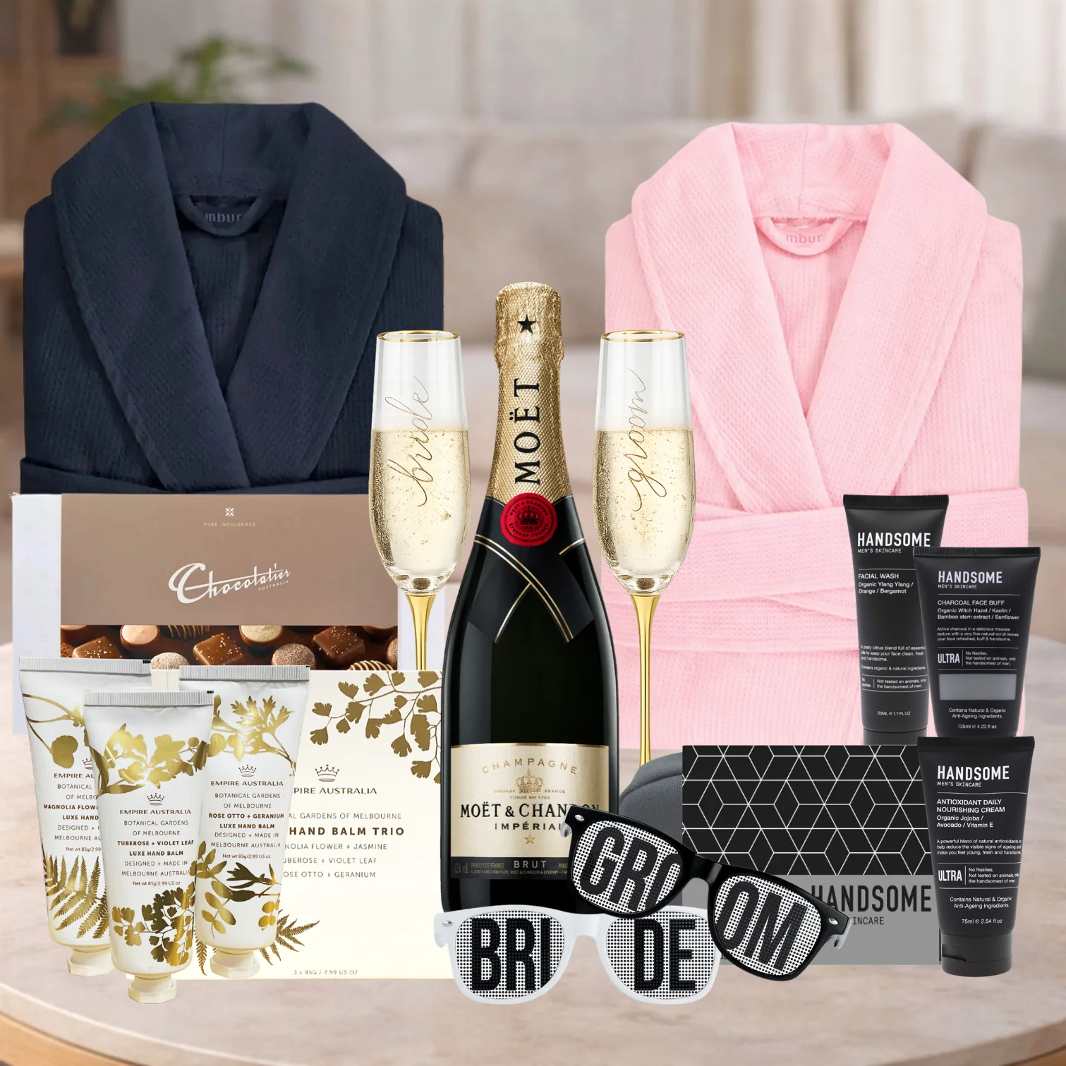 Moet for the Bride & Groom Hamper