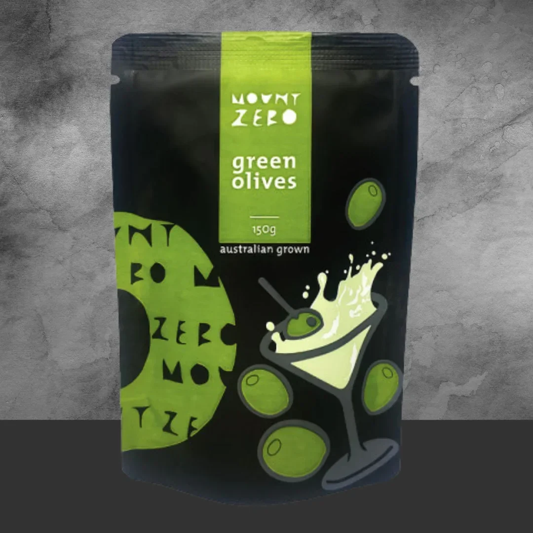 MOUNT ZERO OLIVES GREEN OLIVES IN BRINE 150G - Image 2