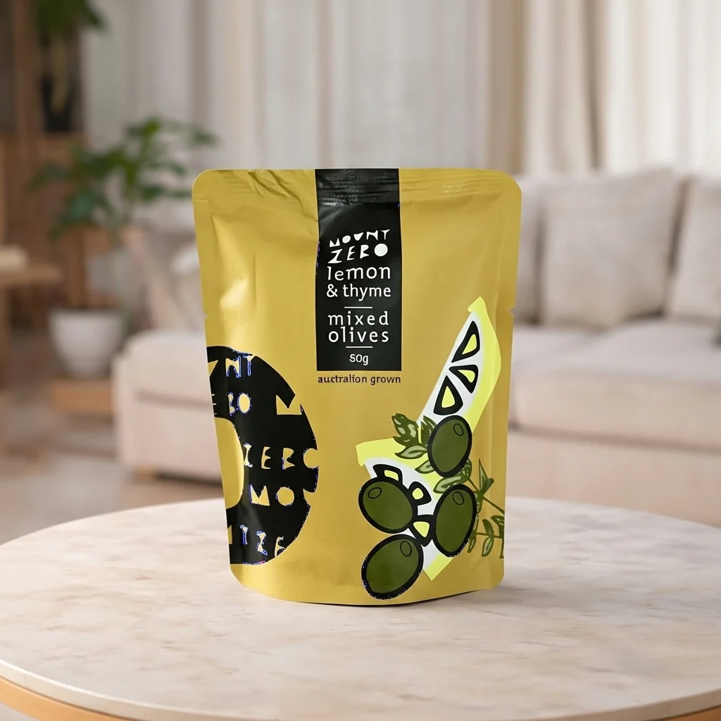 MOUNT ZERO OLIVES LEMON & THYME MARINATED 80G