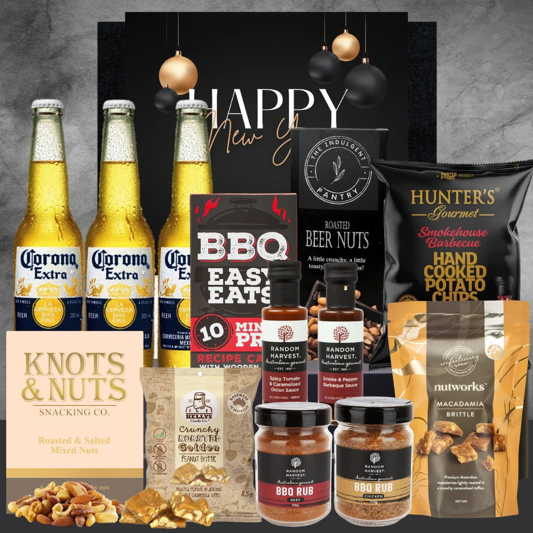 New Year BBQ & Beer Gift Basket for Him - Image 3