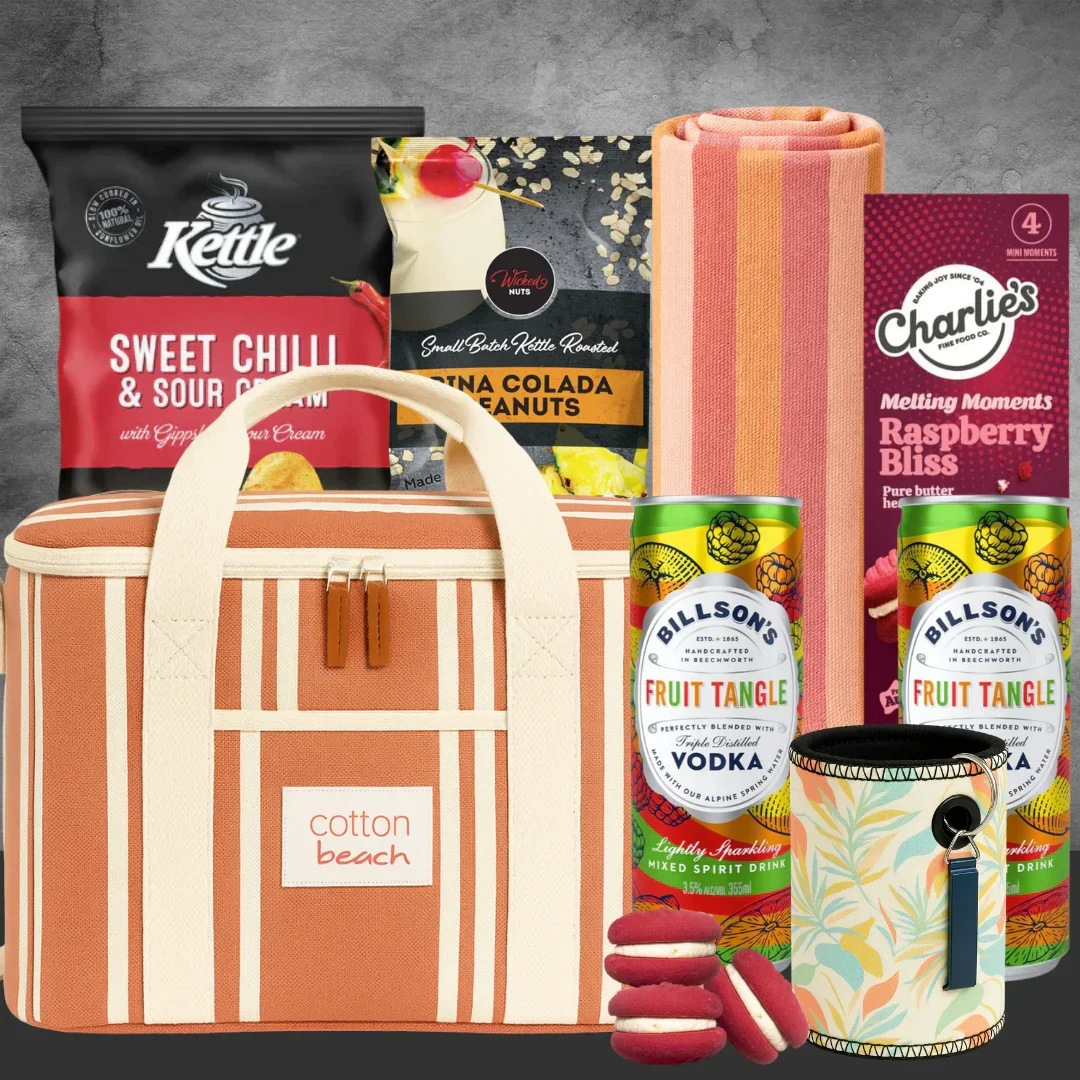 Festive Vodka by the Beach Picnic Hamper - Image 2