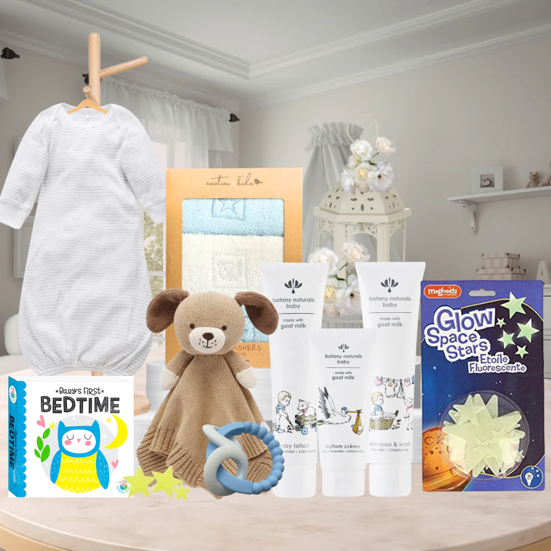 Newborn Baby Boy Bed Time Hamper