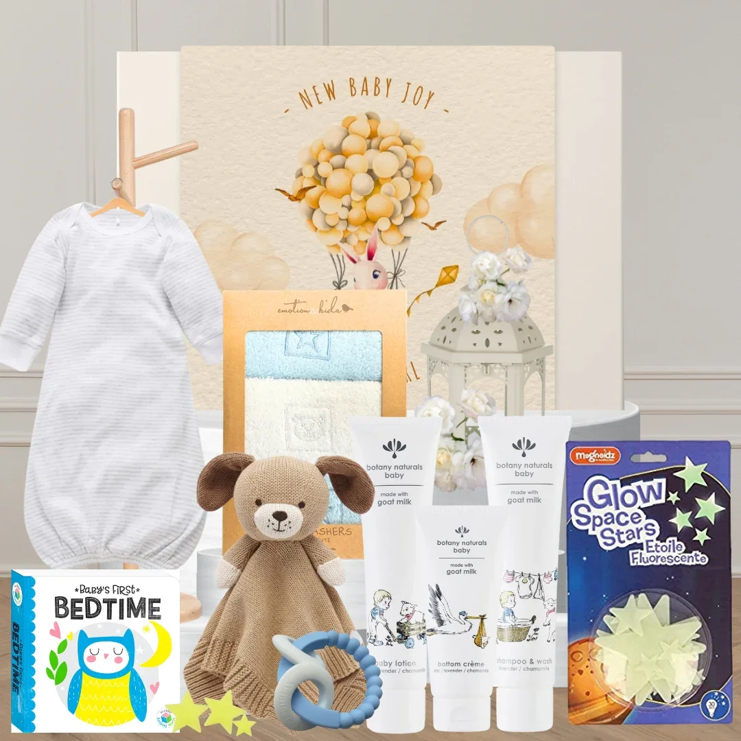 Newborn Baby Boy Bed Time Hamper - Image 2