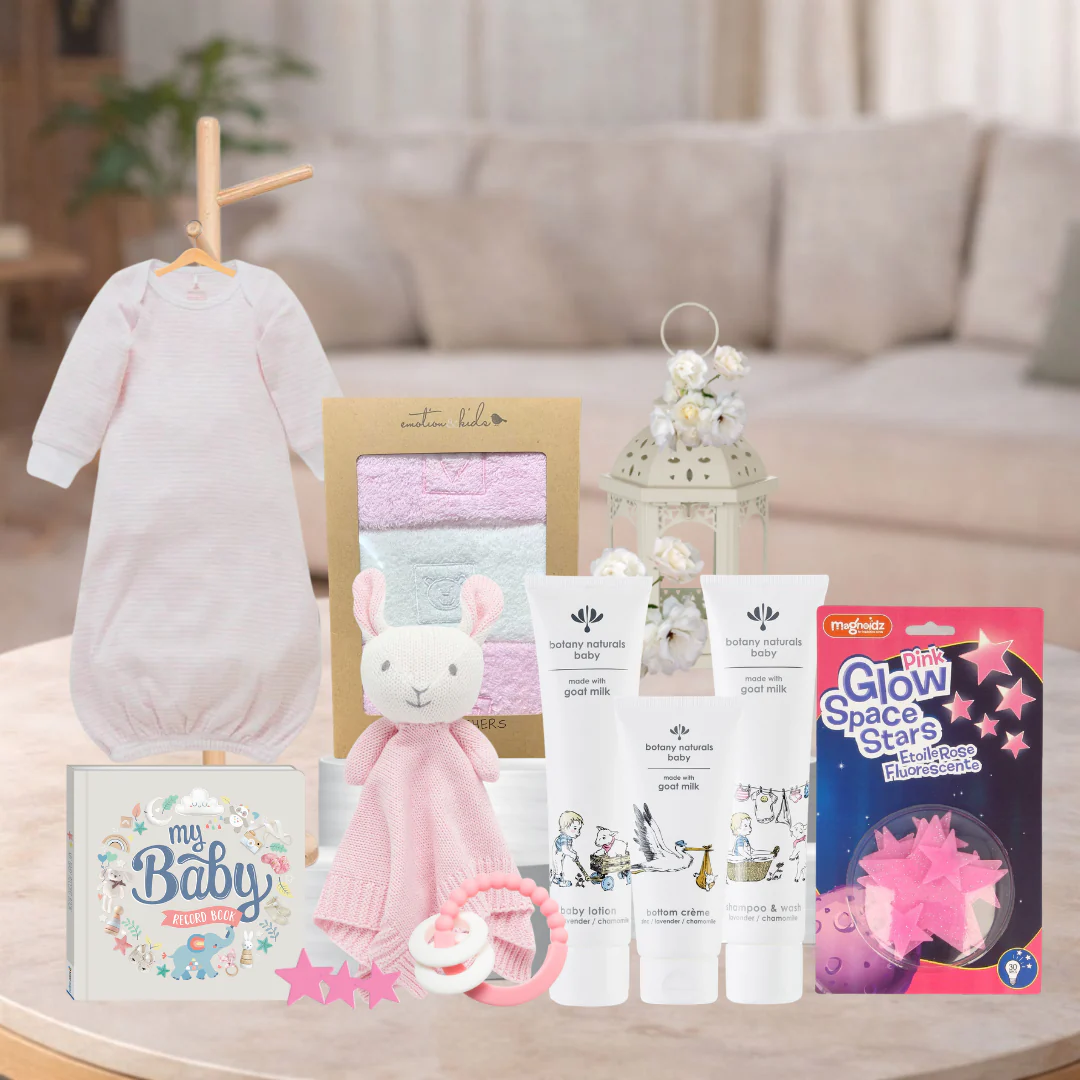 Newborn Baby Girl Bed Time Hamper