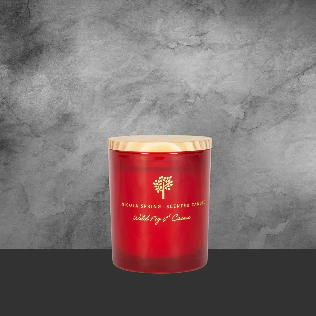 Nicola Spring Wild Fig & Cassis Soy Wax Scented Candle 130g - Image 2