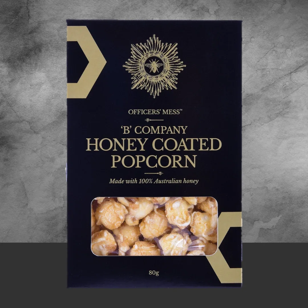 Officers' Mess B Company Honey Popcorn 80g - Image 2
