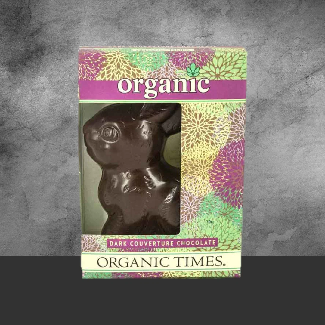 Organic Times Organic Dark Chocolate Easter Bunny 70g - Image 2