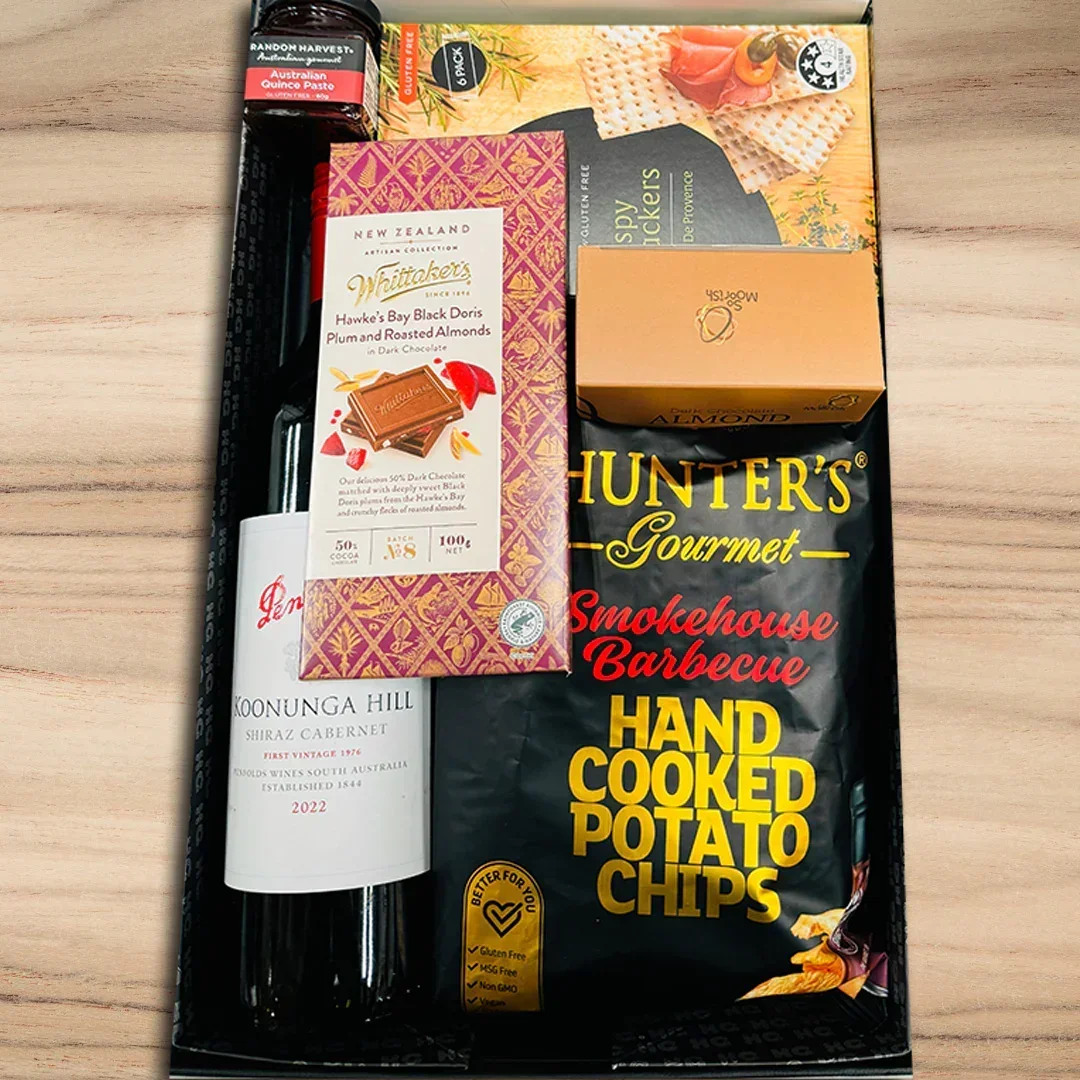 Red wine Birthday Gift Hamper - Image 3