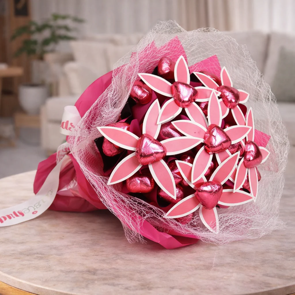 Pink Heaven Chocolate Bouquet