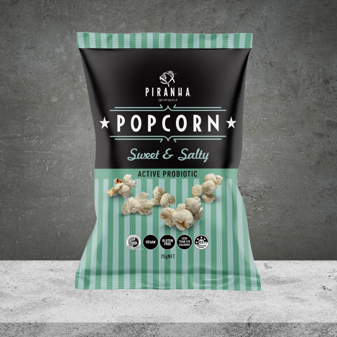 Piranha Sweet & Salty Popcorn 25g - Image 2