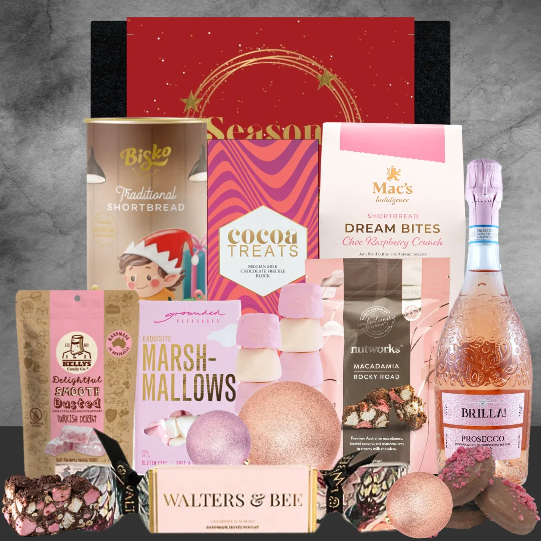Prosecco Rose Christmas Hamper For Her - Image 2