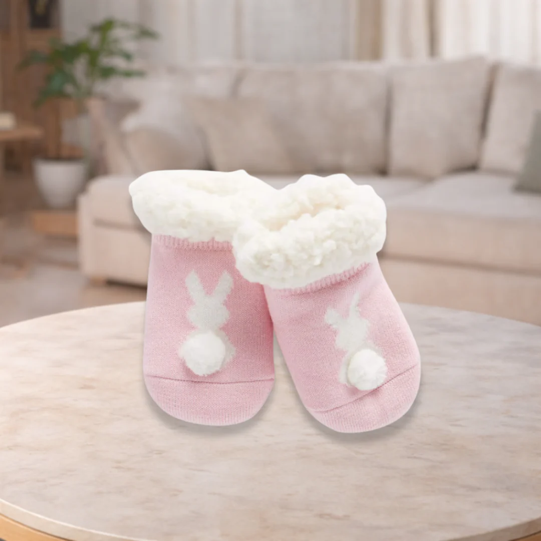 Pure Baby Cosy Bunny Home Socks
