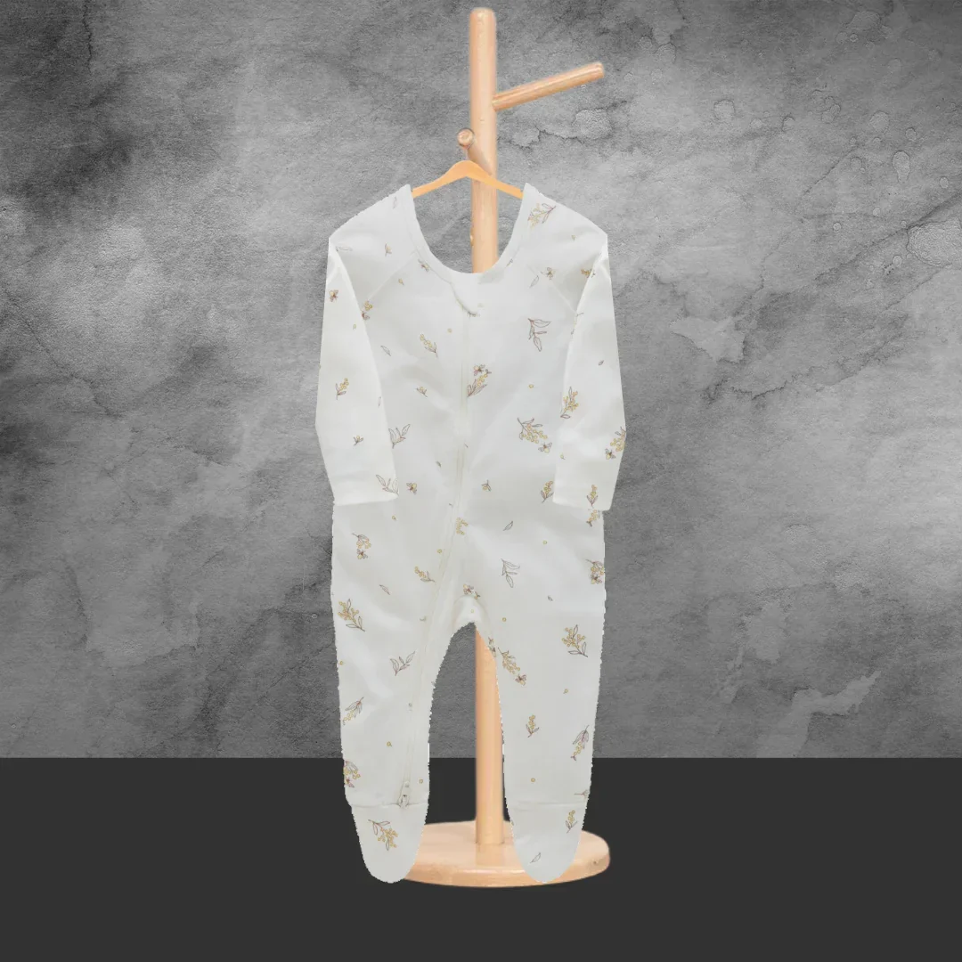 Pure Baby Essentials Vanilla Wattle Bee Zip Growsuit
