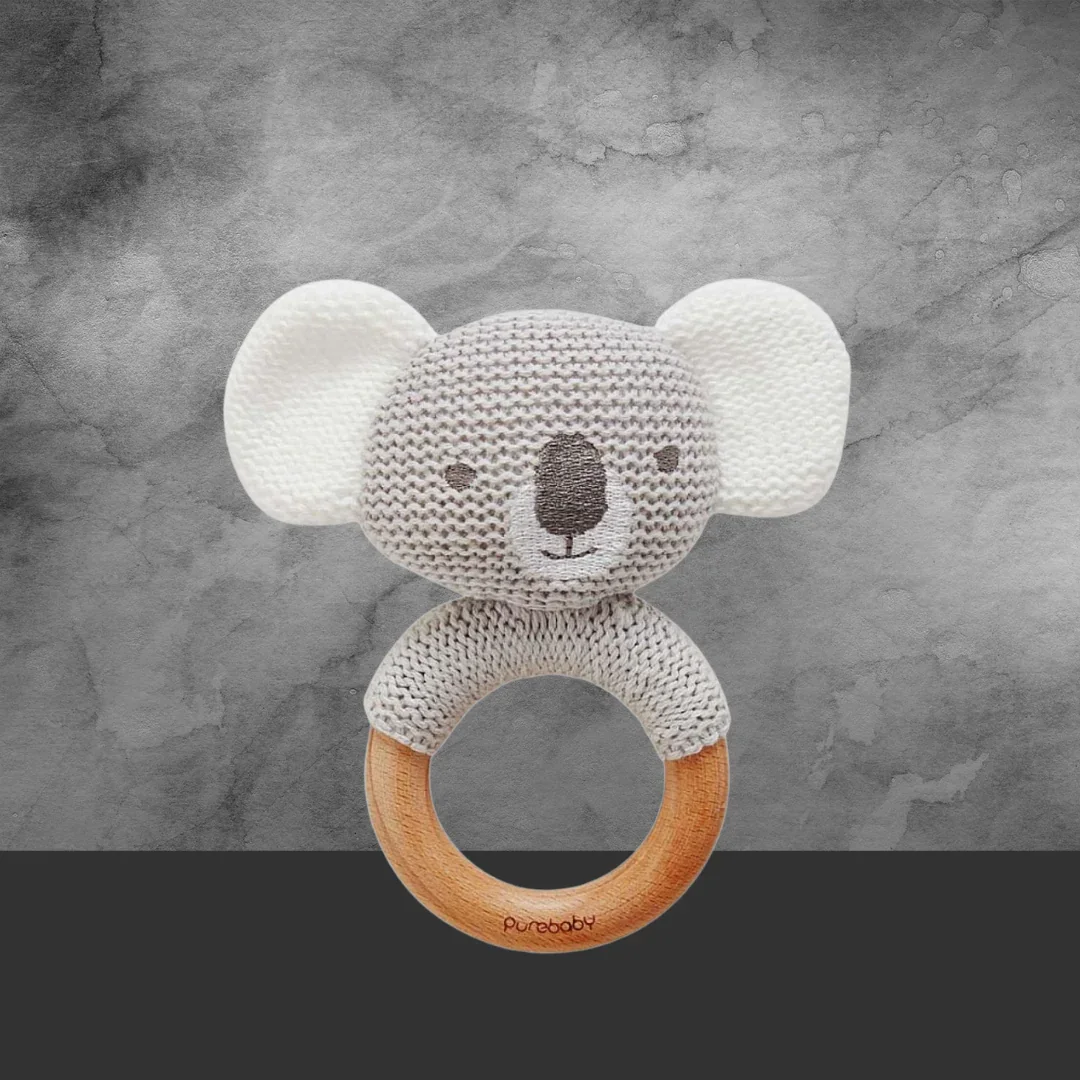 Pure Baby Koala Rattle - Image 2