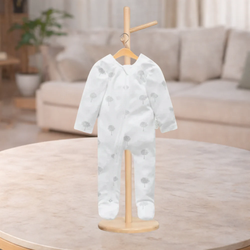 Pure Baby Newborn Pale Grey Tree