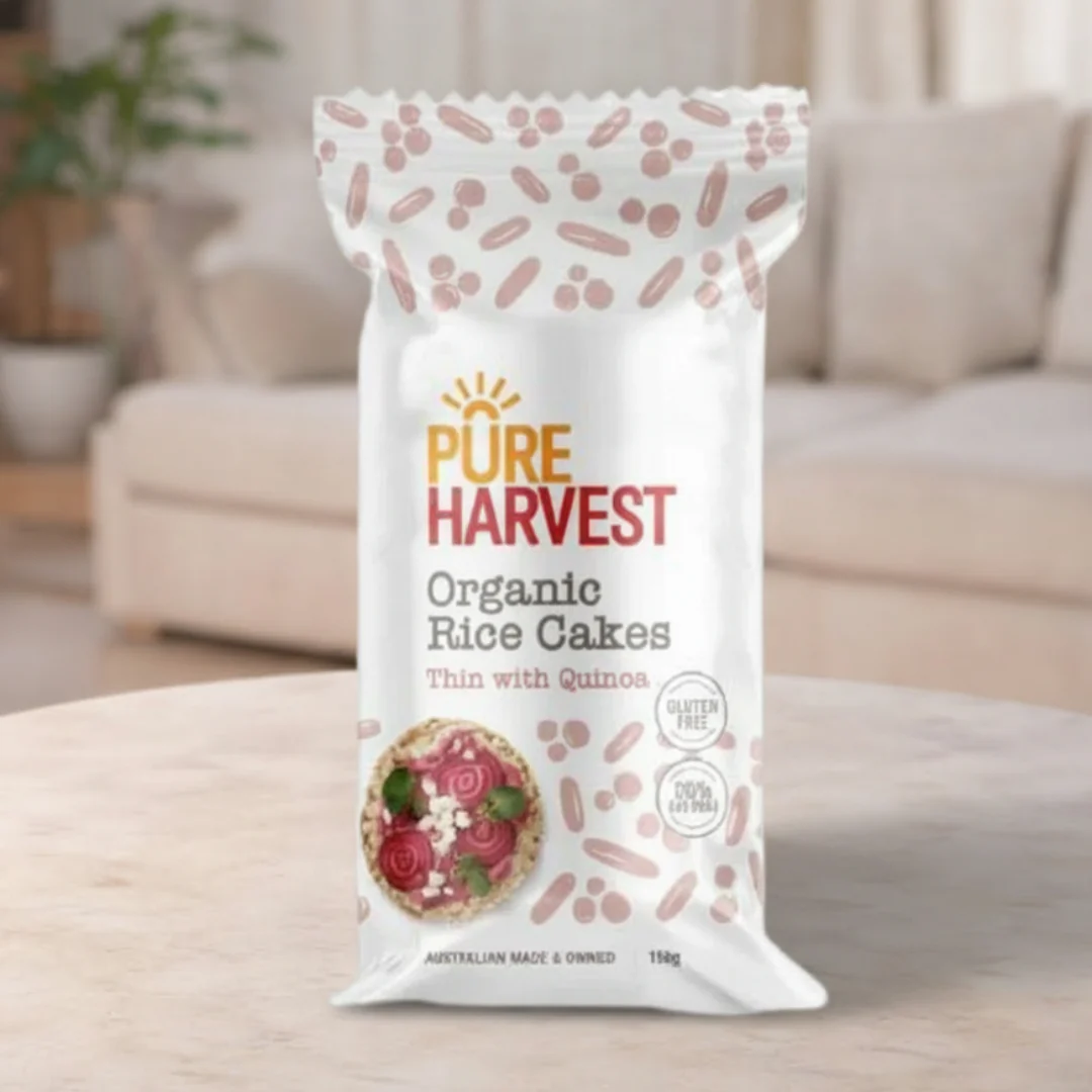 Pure Harvest Organic Quinoa Rice Cakes 150g