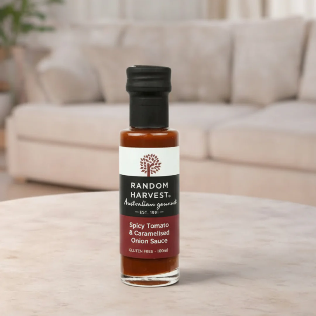 Random Harvest Spicy Tomato & Caramelised Onion Sauce 100ml